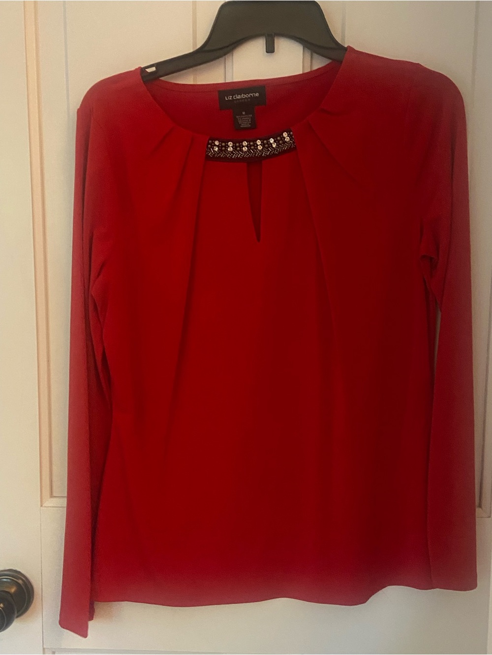 Red blouse from Liz Claiborne